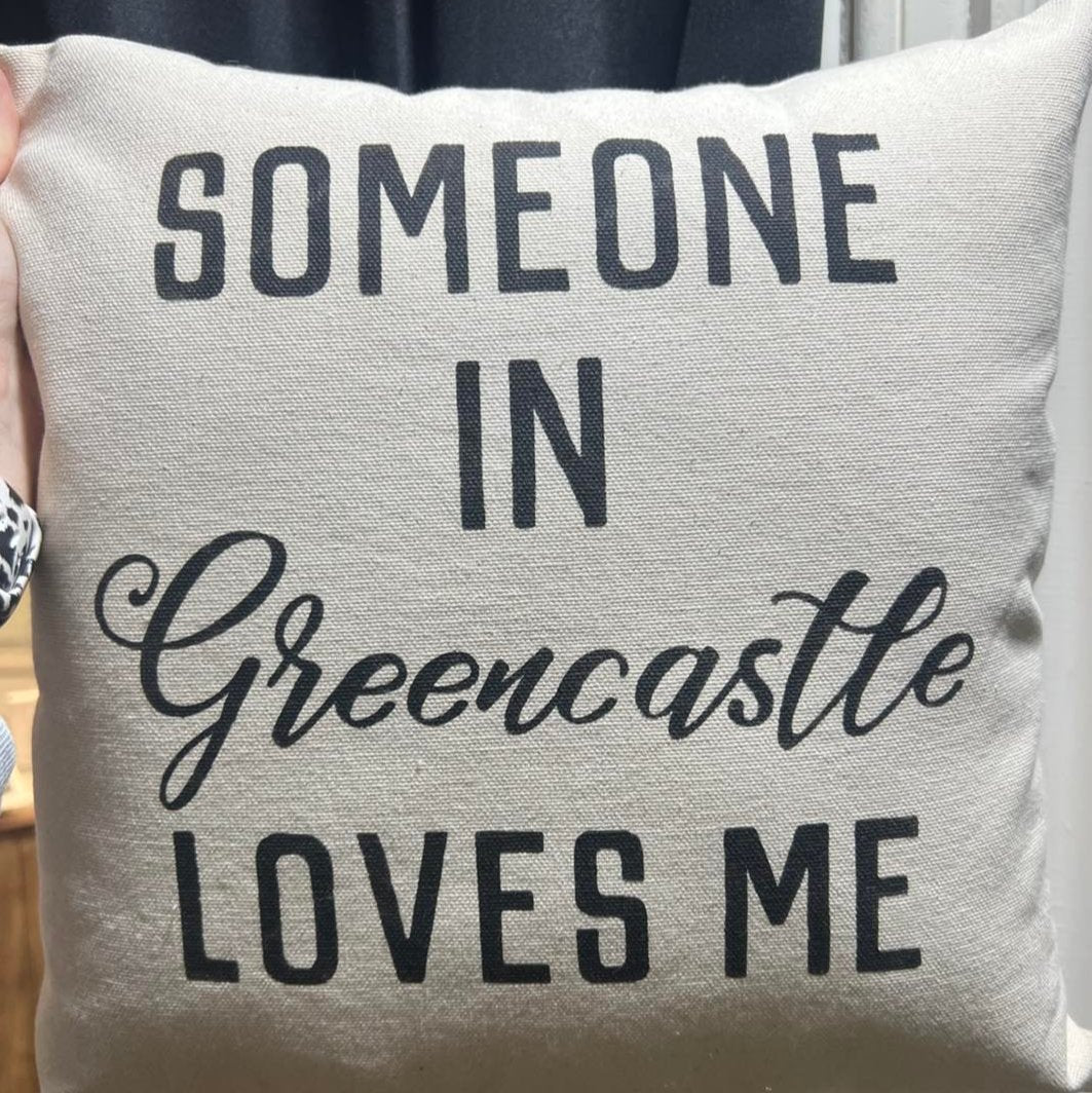 Greencastle Pillows (Loves Us or Loves Me)