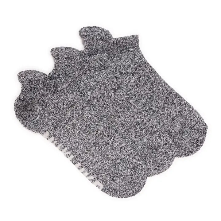 Muk Luks Women's 3 Pack Cotton Compression Ankle Socks