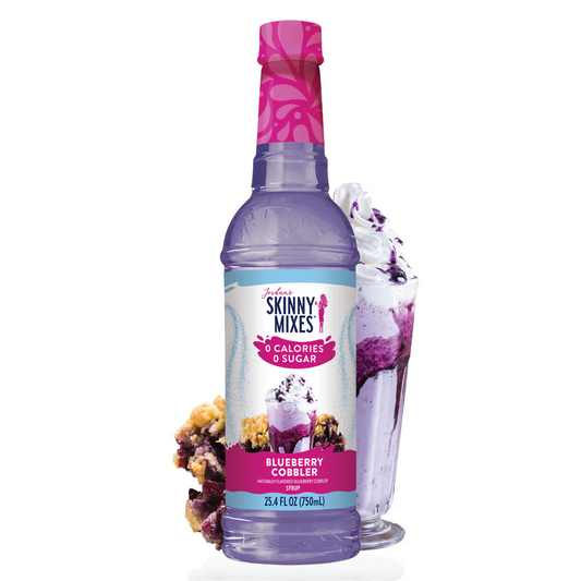 Sugar Free Skinny Drink Mix Blueberry Cobbler Syrup