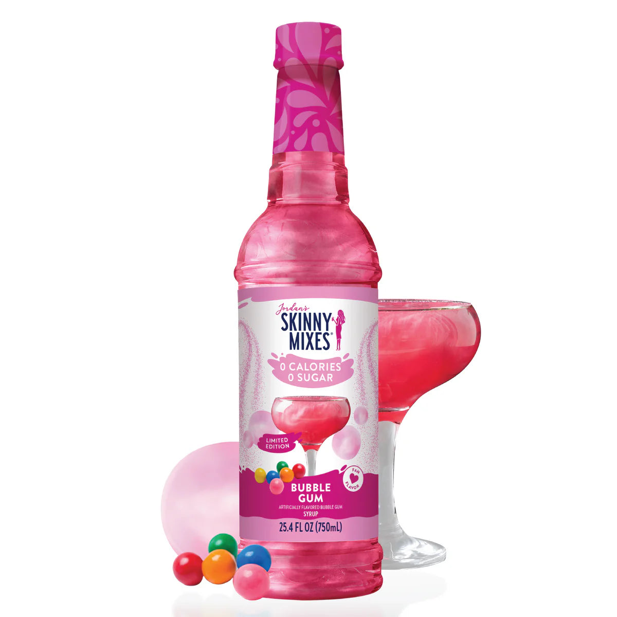 Sugar Free Skinny Drink Mix Bubble Gum Syrup