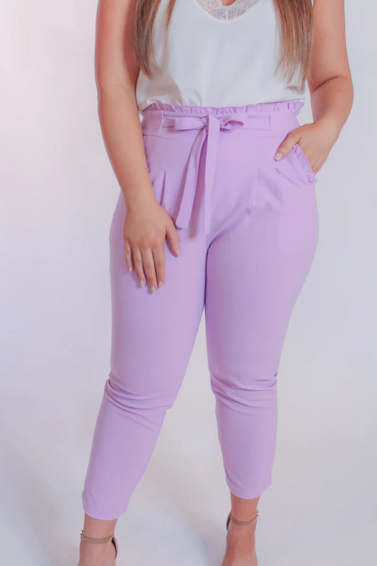 Slice of Style Paper Bag Pants