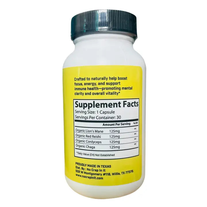 No Crap In It Shroomy Super Vitamins