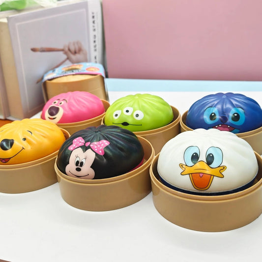 Cartoon Mystery Slow Rebound Squishy Bun