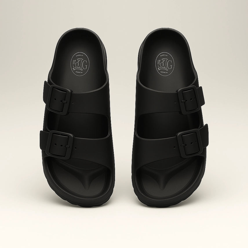 Unisex Adjustable‑Strap Slide Sandals