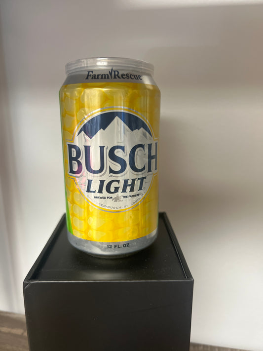 12oz. Citronella Candle - Busch Light Farm Rescue (Recycled Can)