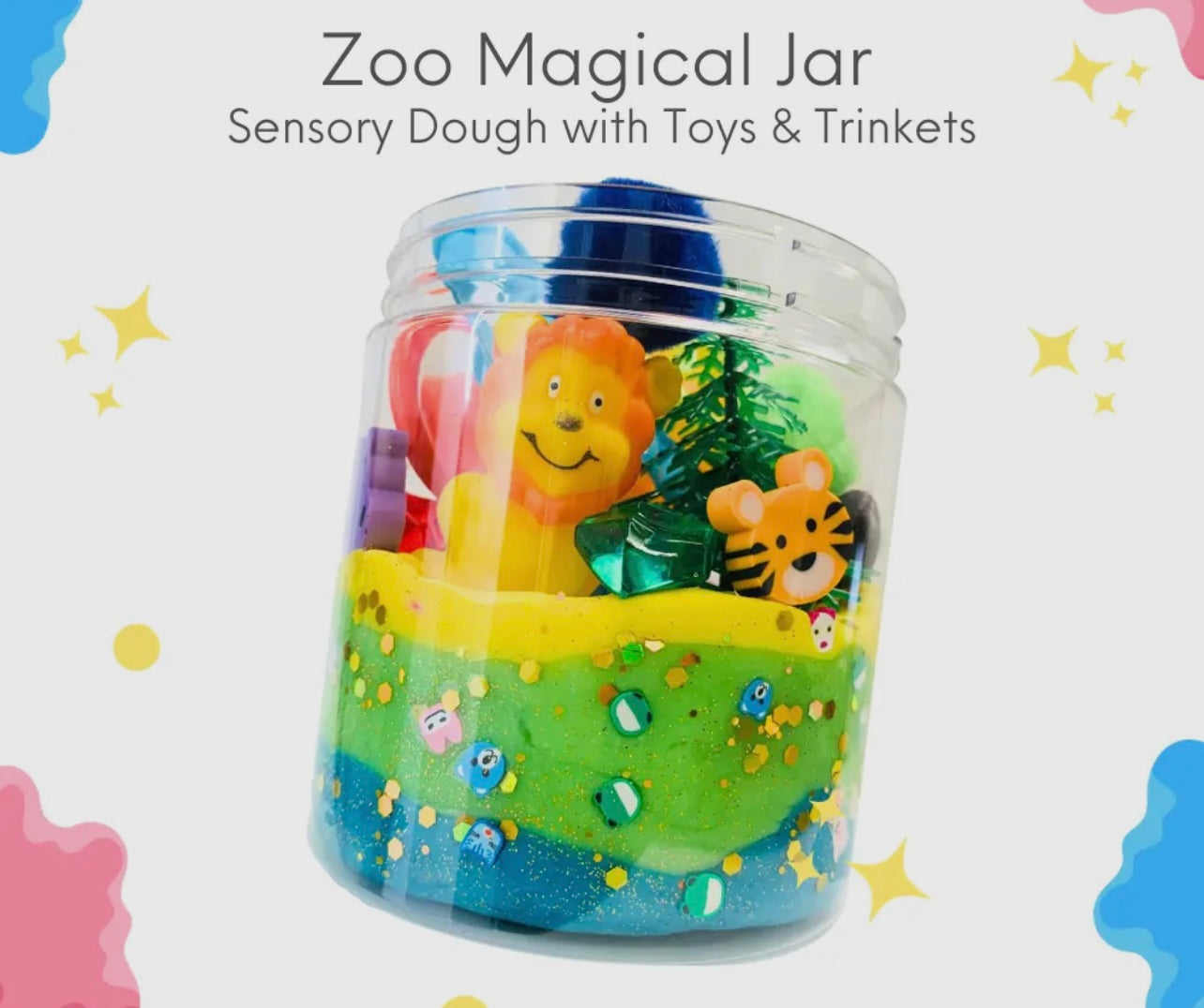 Magical Zoo Sensory Dough Jar