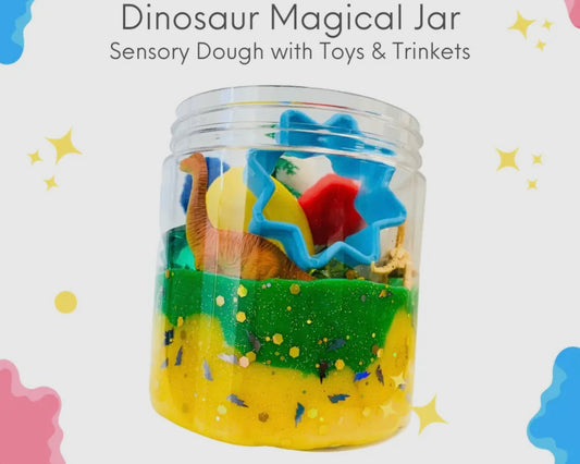 Dinosaur Sensory Dough Jar
