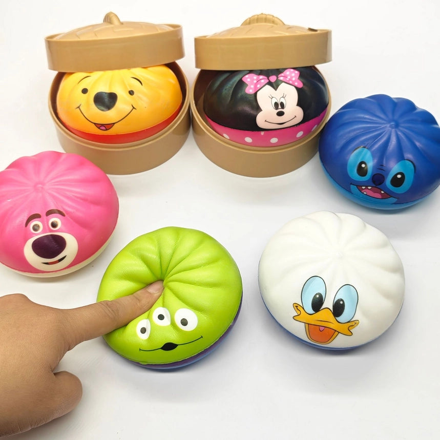Cartoon Mystery Slow Rebound Squishy Bun