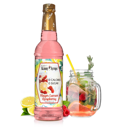 Sugar Free Skinny Drink Mix Meyer Lemon Raspberry Syrup